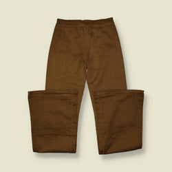 1970s | Libido | Deadstock Flared Trousers | Brown – w24