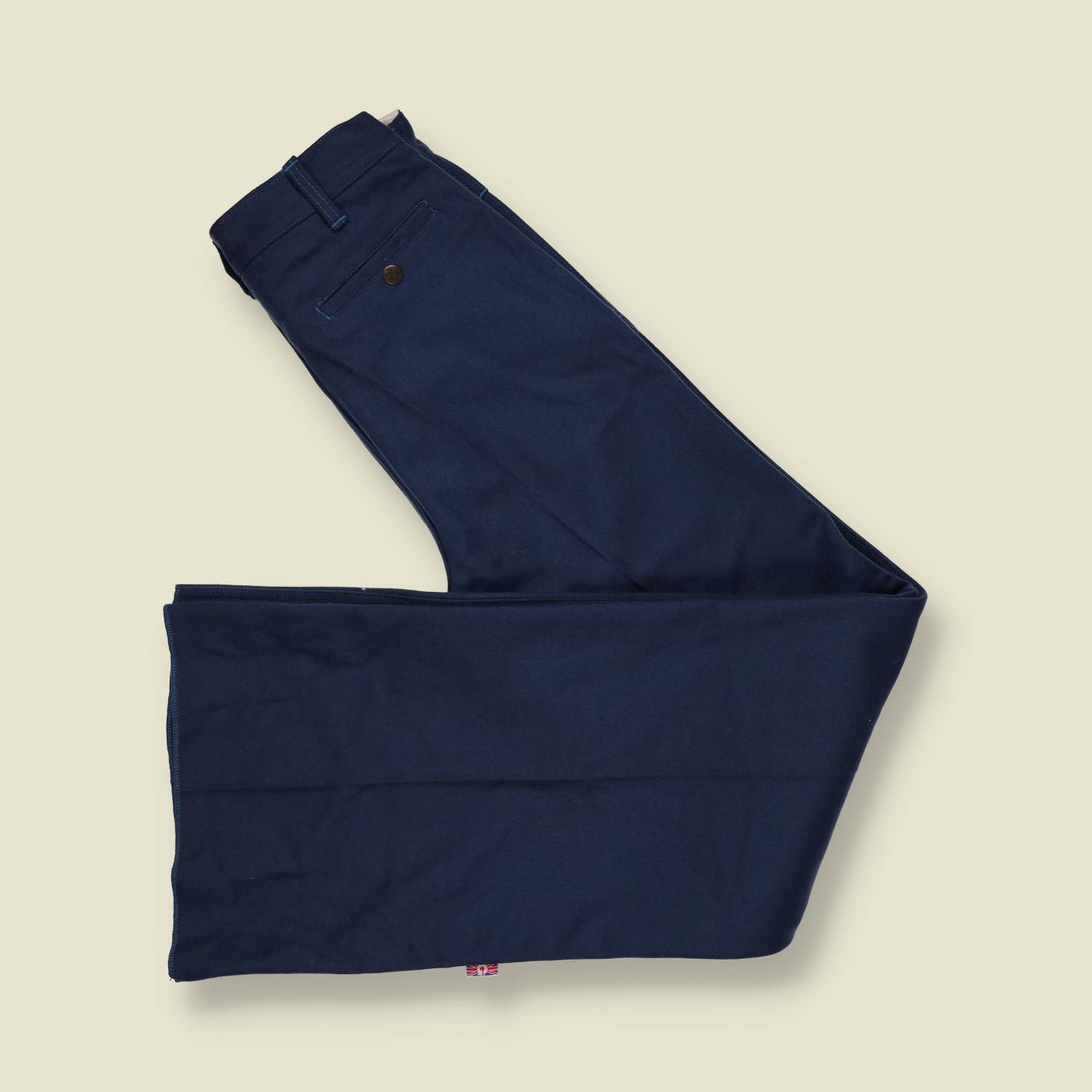 1970s | Glove | Deadstock Flared Trousers | Navy – w26