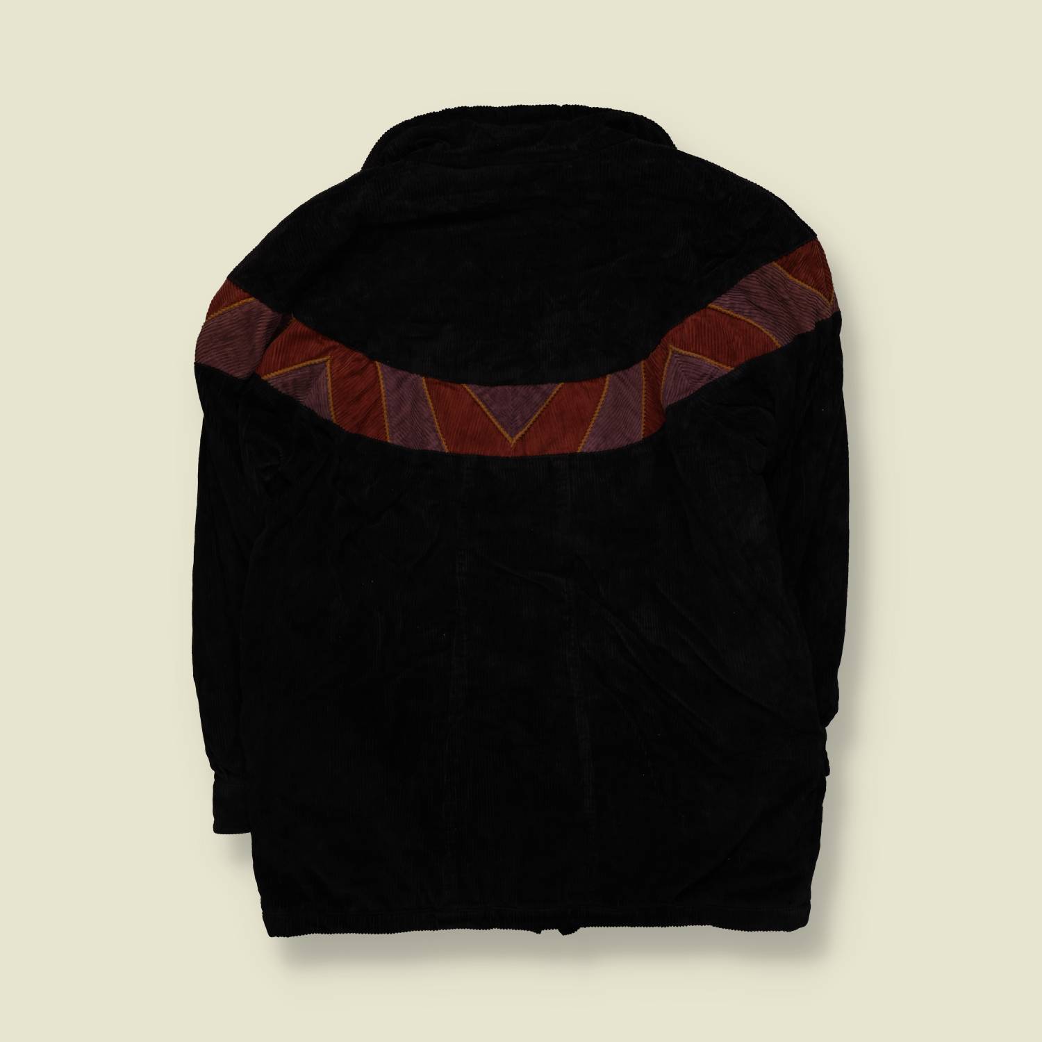 1990s | New York Girl | Corduroy Jacket | Black Multi - 14