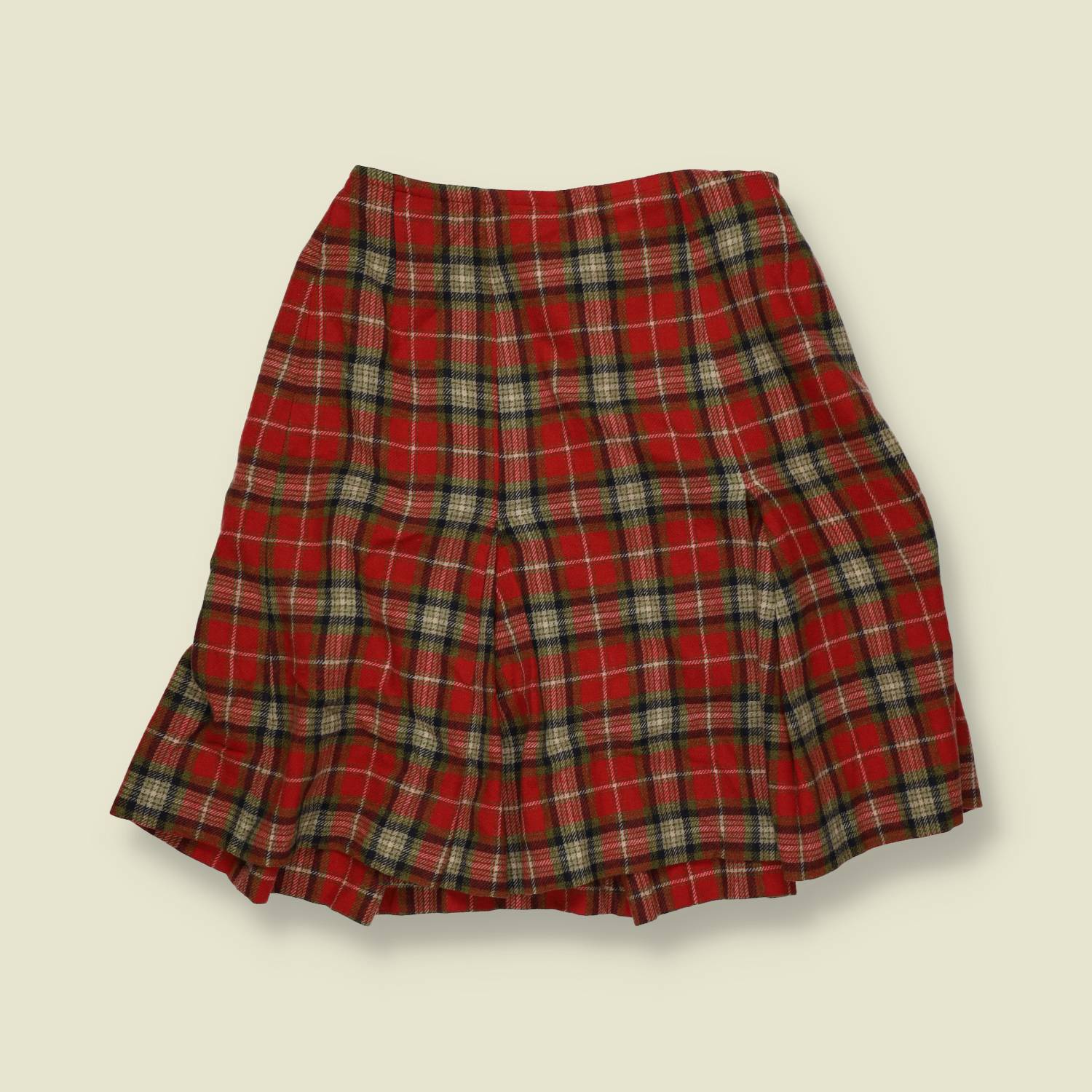1970s | Pendleton | Made In USA | Skirt | Red Tartan - w24