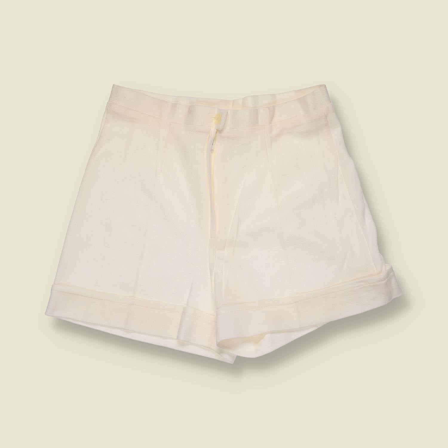 1970s | Deadstock Shorts | White - w24