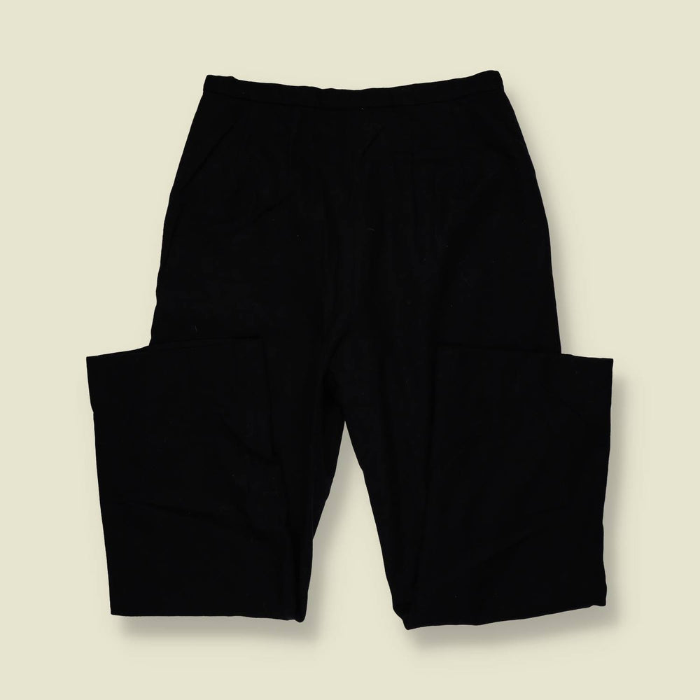 1980s | Pendleton | Made In USA | Wool Trousers | Black - w28