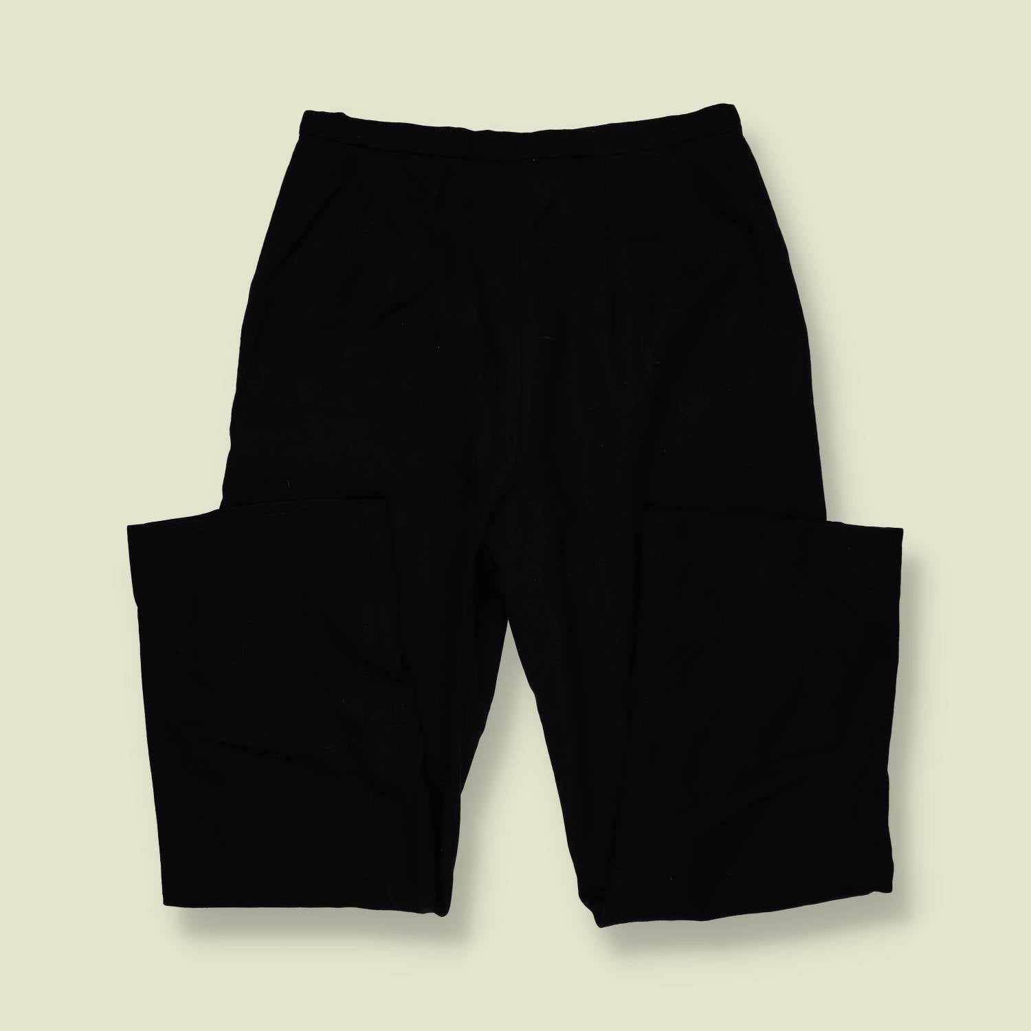 1980s | Pendleton | Made In USA | Wool Trousers | Black - w28