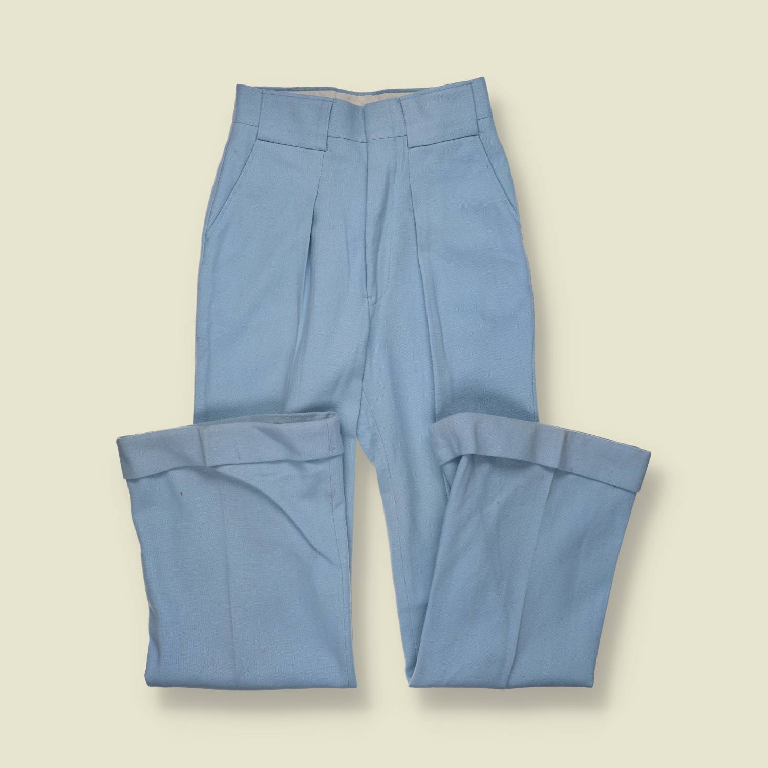 1970s | Deadstock Flares | Sky Blue - w26