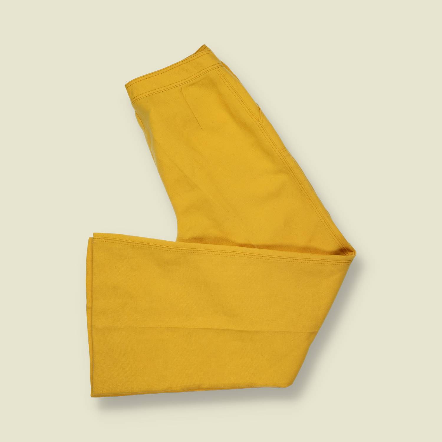 1970s | Flared Trousers | Yellow - w28
