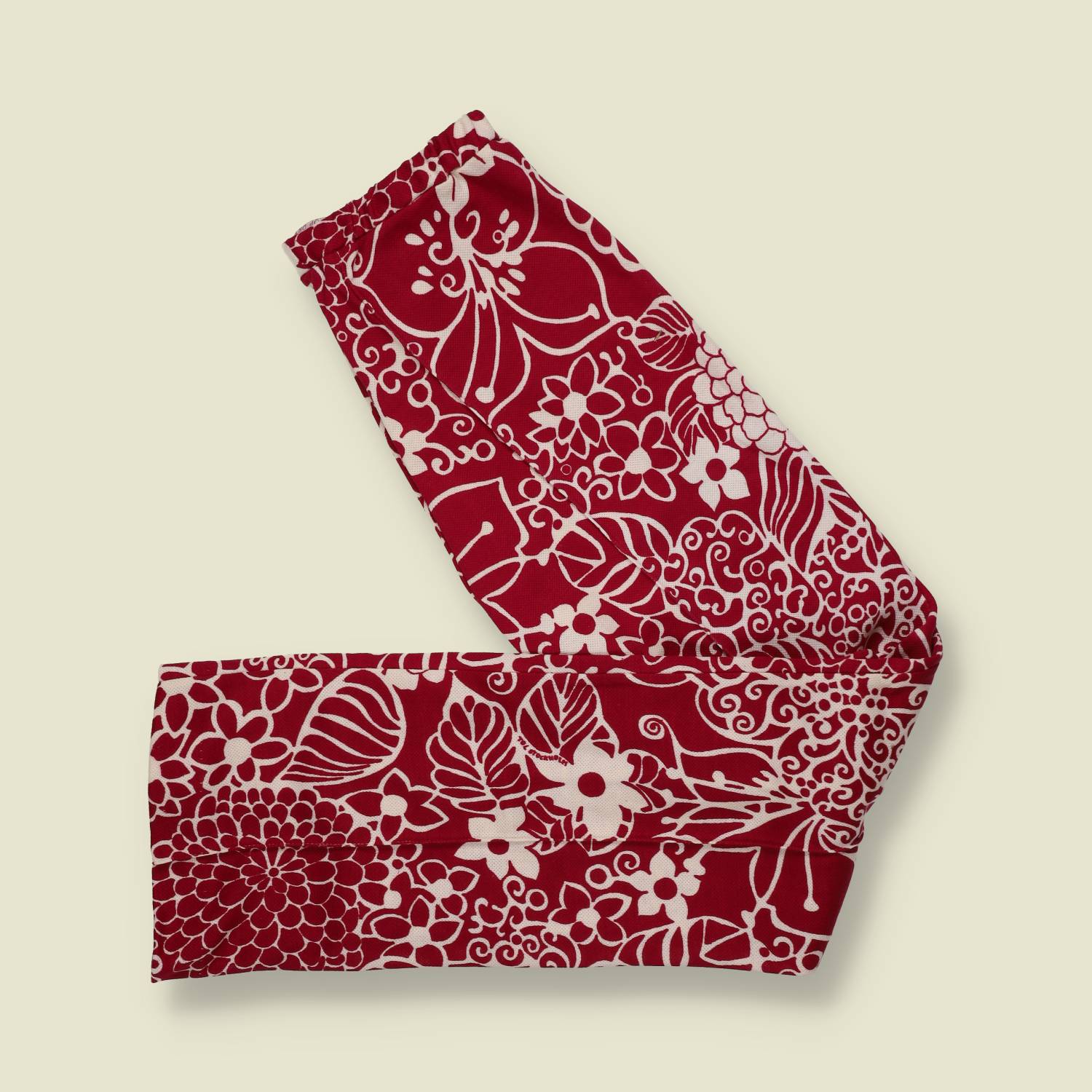 1970s | TGL | Deadstock Trousers | Red Floral - w26