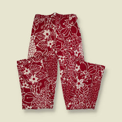 1970s | TGL | Deadstock Trousers | Red Floral - w26