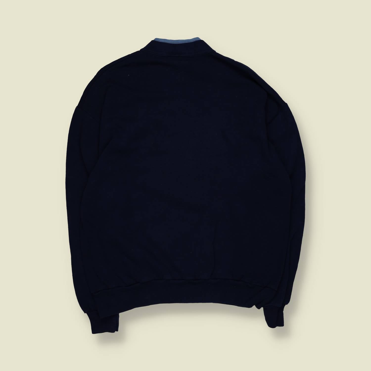 1980s | Morning Sun | Made In USA Sweatshirt | Navy Winter Scene - 16