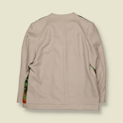 1980s | Handmade Linen Jacket | Hermès “Early America” Scarf Panel - 12