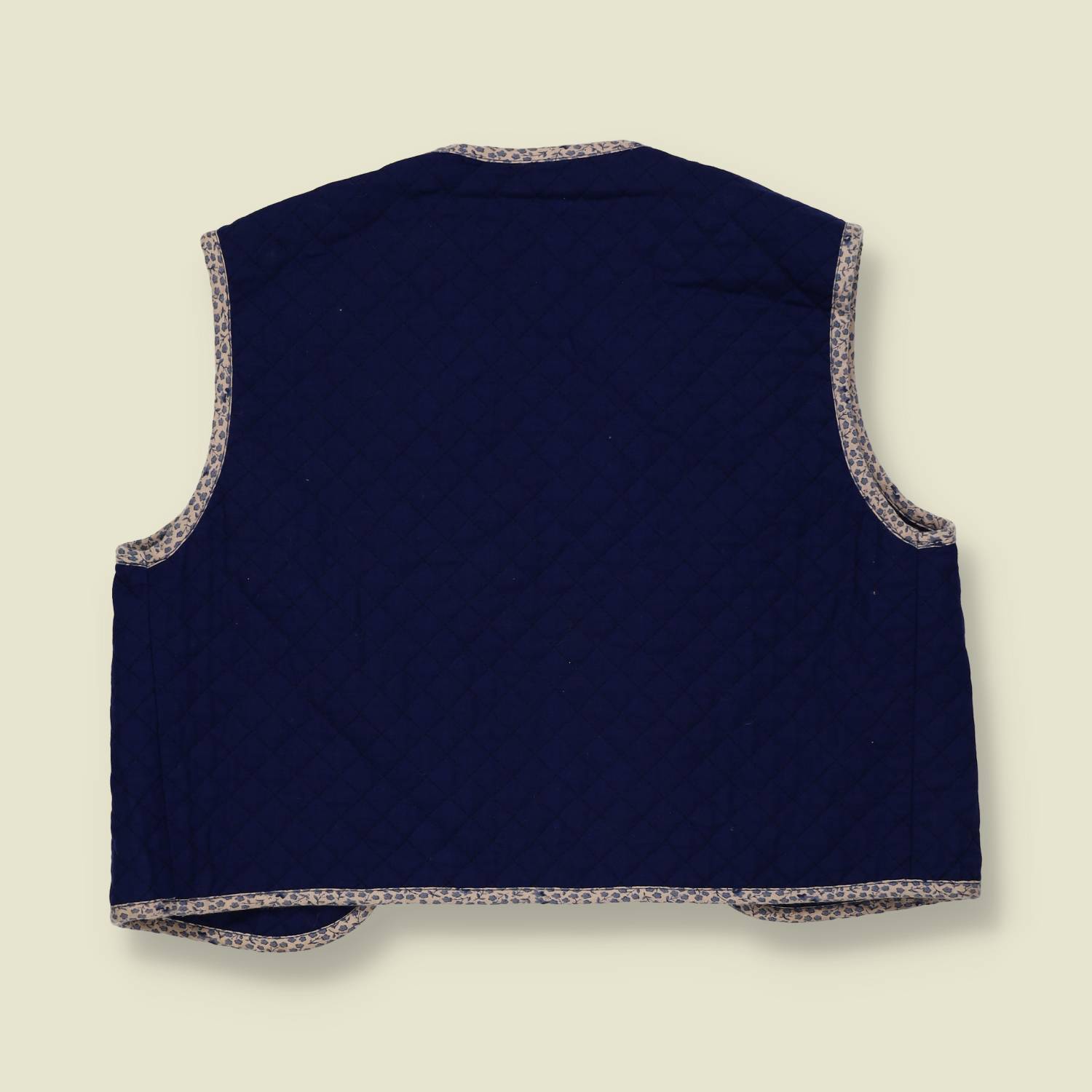 1970s/1980s | Quilted Waistcoat | Navy - 10