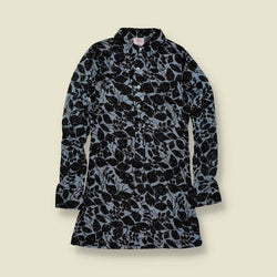 1970s | TGL | Acetate Mini Dress | Floral Print - 4