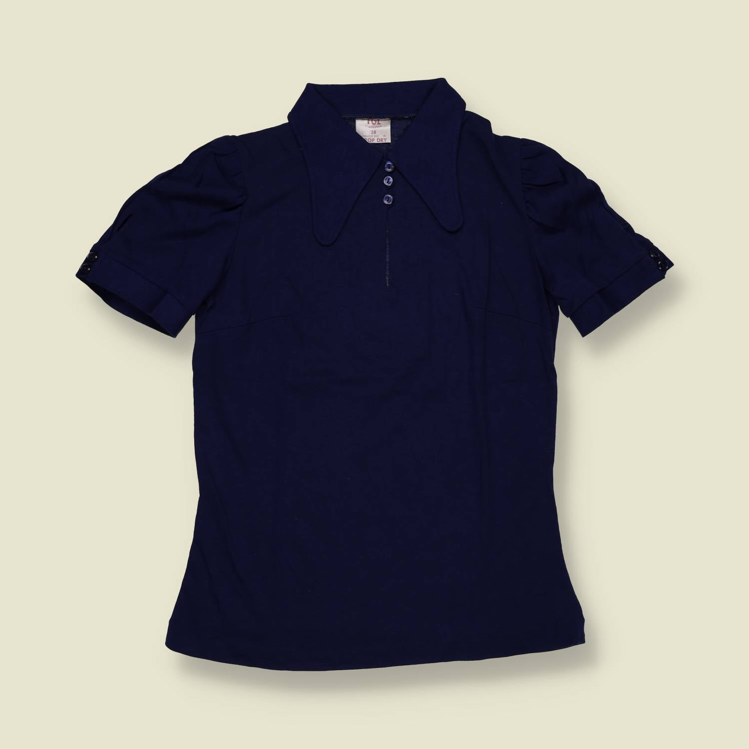 1970s | TGL | Deadstock Blouse | Navy – 6