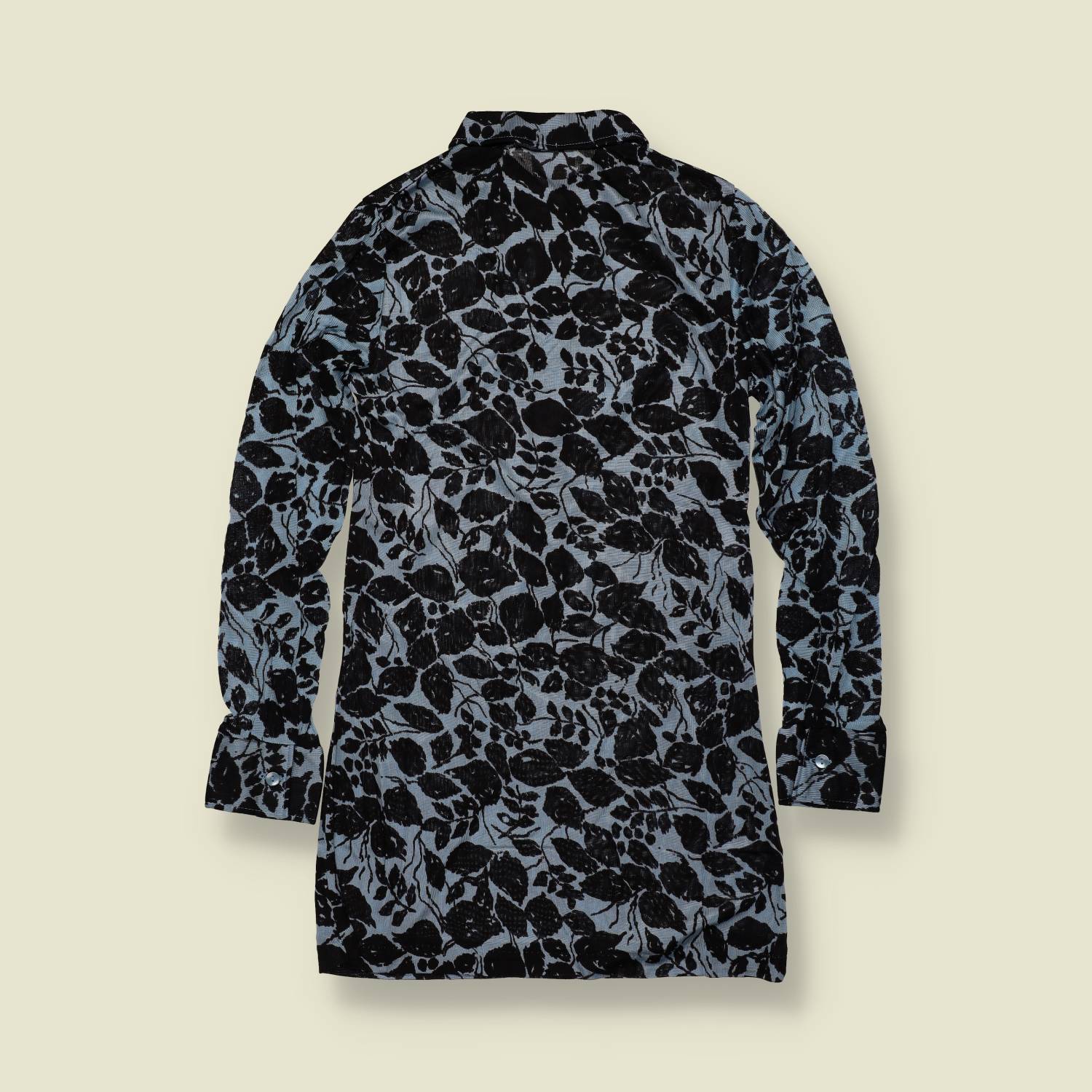 1970s | TGL | Acetate Mini Dress | Floral Print - 4