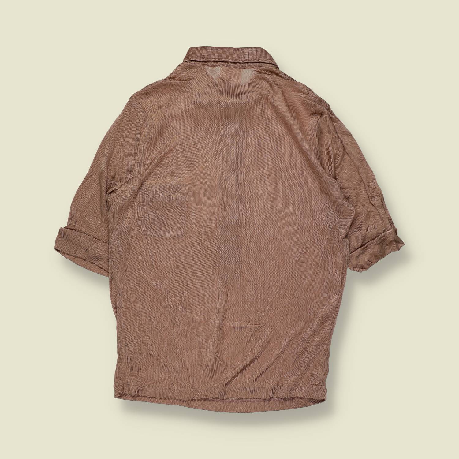 1970s | TGL | Deadstock Blouse | Light Brown – 6