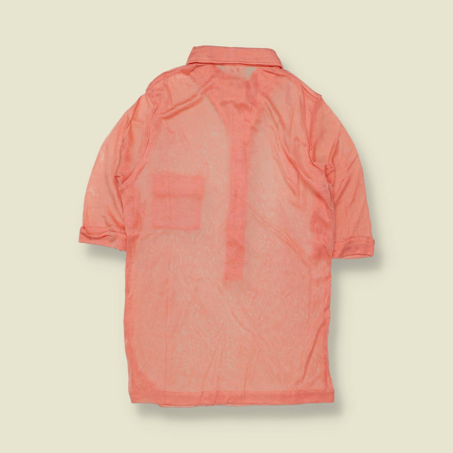 1970s | TGL | Deadstock Blouse | Coral – 2