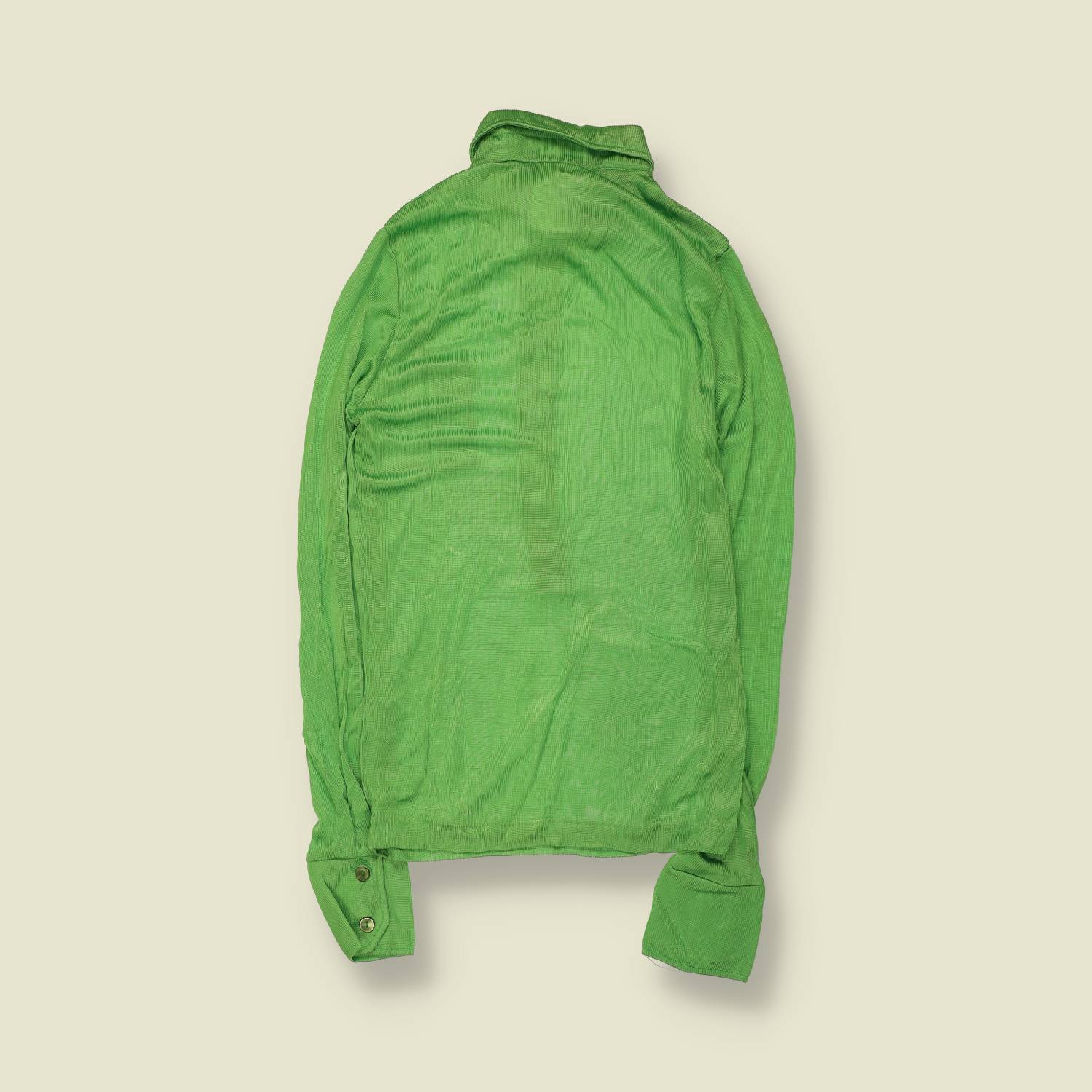 1970s | TGL | Deadstock Blouse | Green – 2