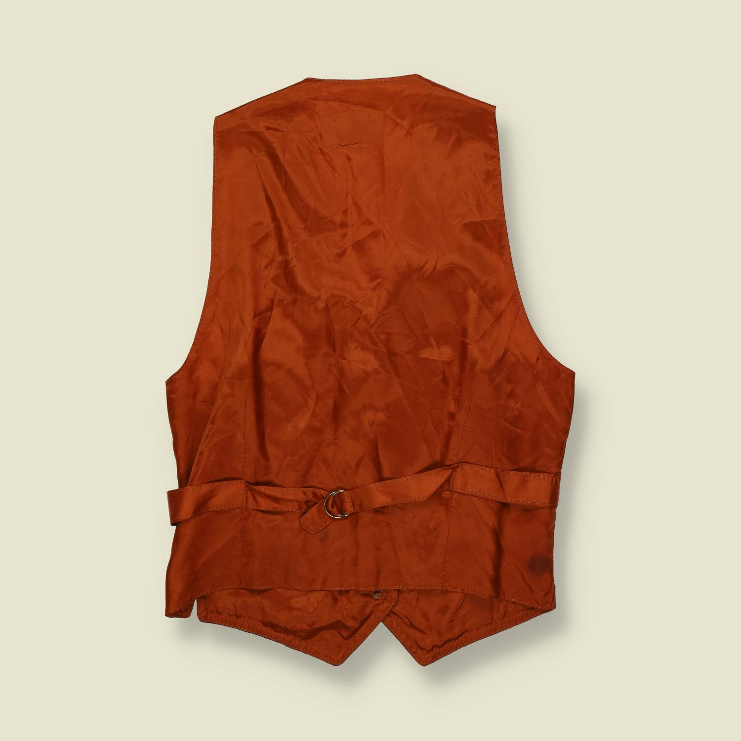 1990s | Savage | Leather Waistcoat | Brown - 8