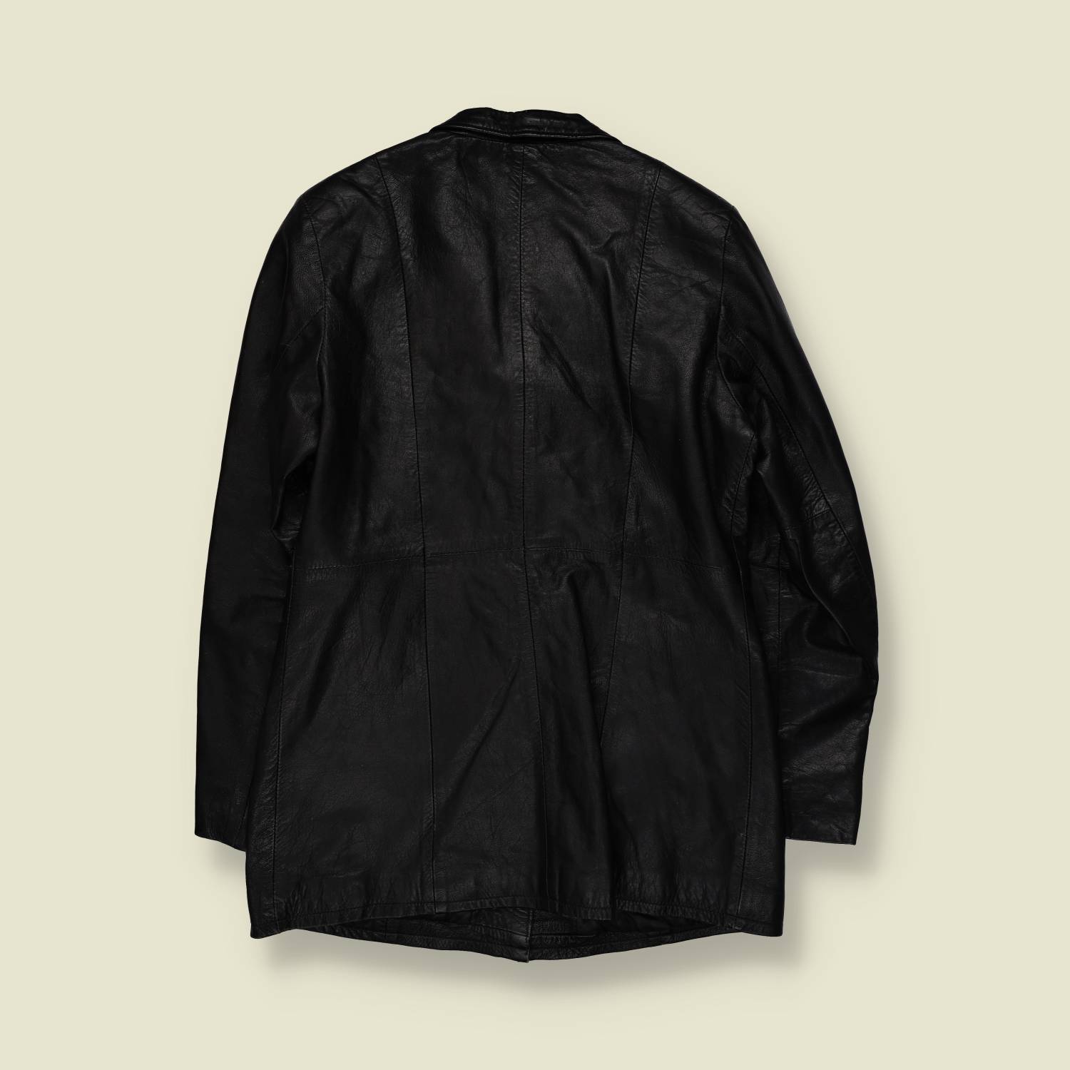 1990s | Vagabond | Leather Jacket | Black - 10