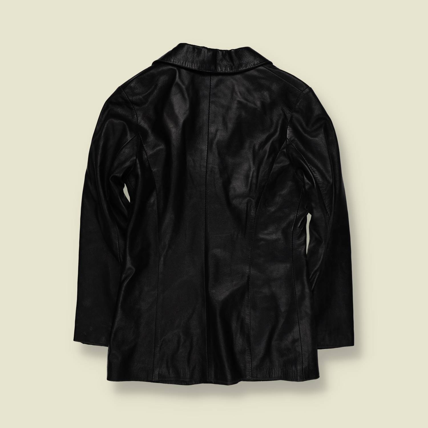 1990s | Leather Jacket | Black - 8