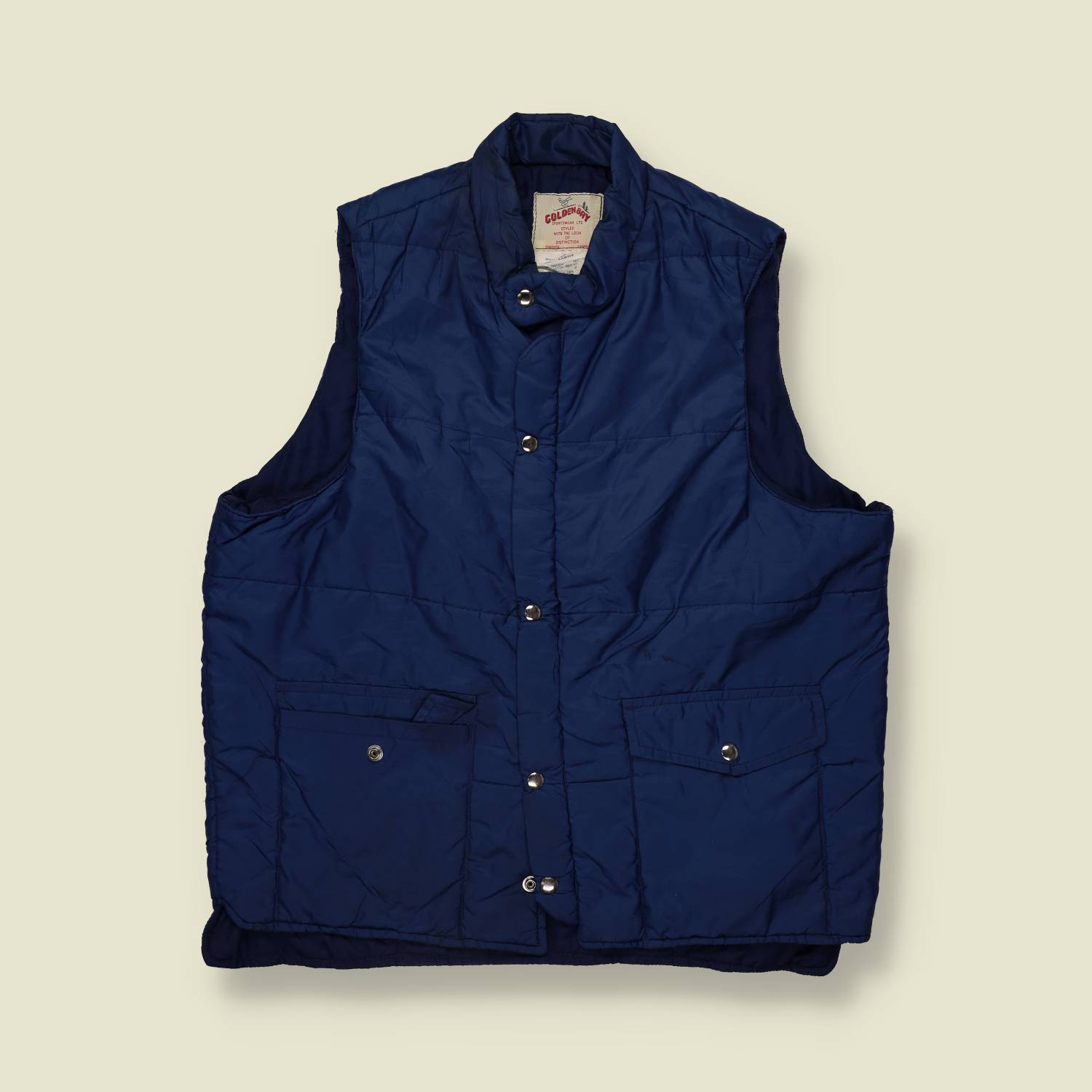 1970s Golden Bay Down Gilet - L