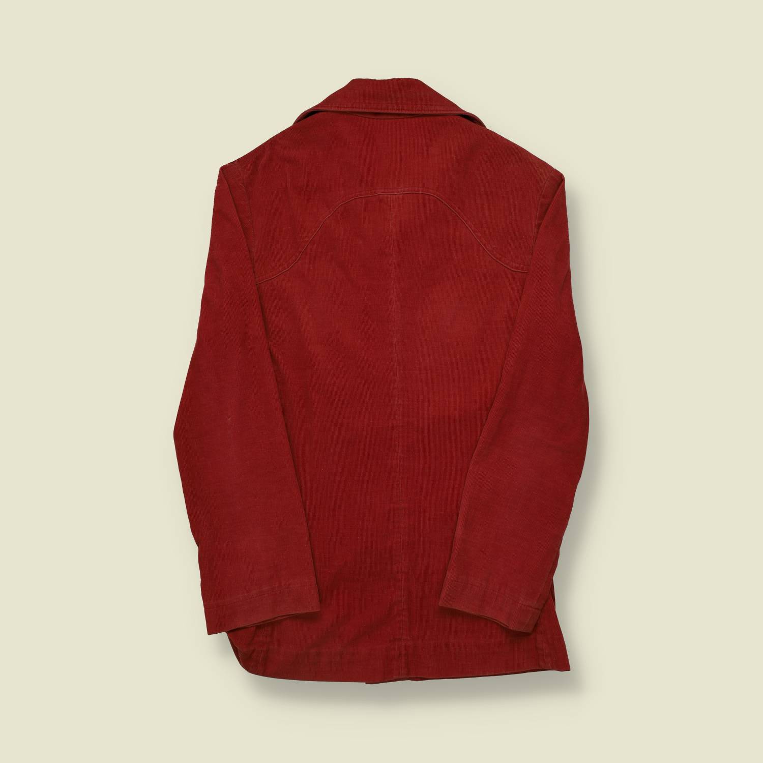 1970s Jumbo Button Dagger Collar Corduroy Shirt - XS/XXS