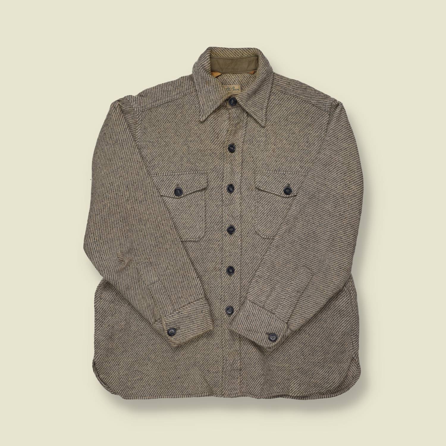 1970s L.L.Bean Herringbone Overshirt - XL