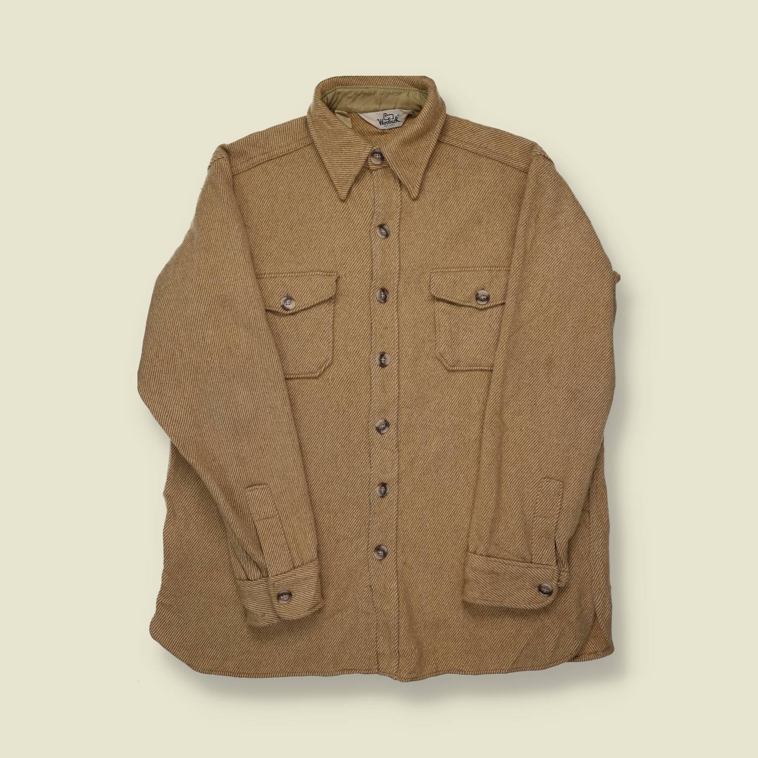 1970s Woolrich Herringbone Overshirt - XL