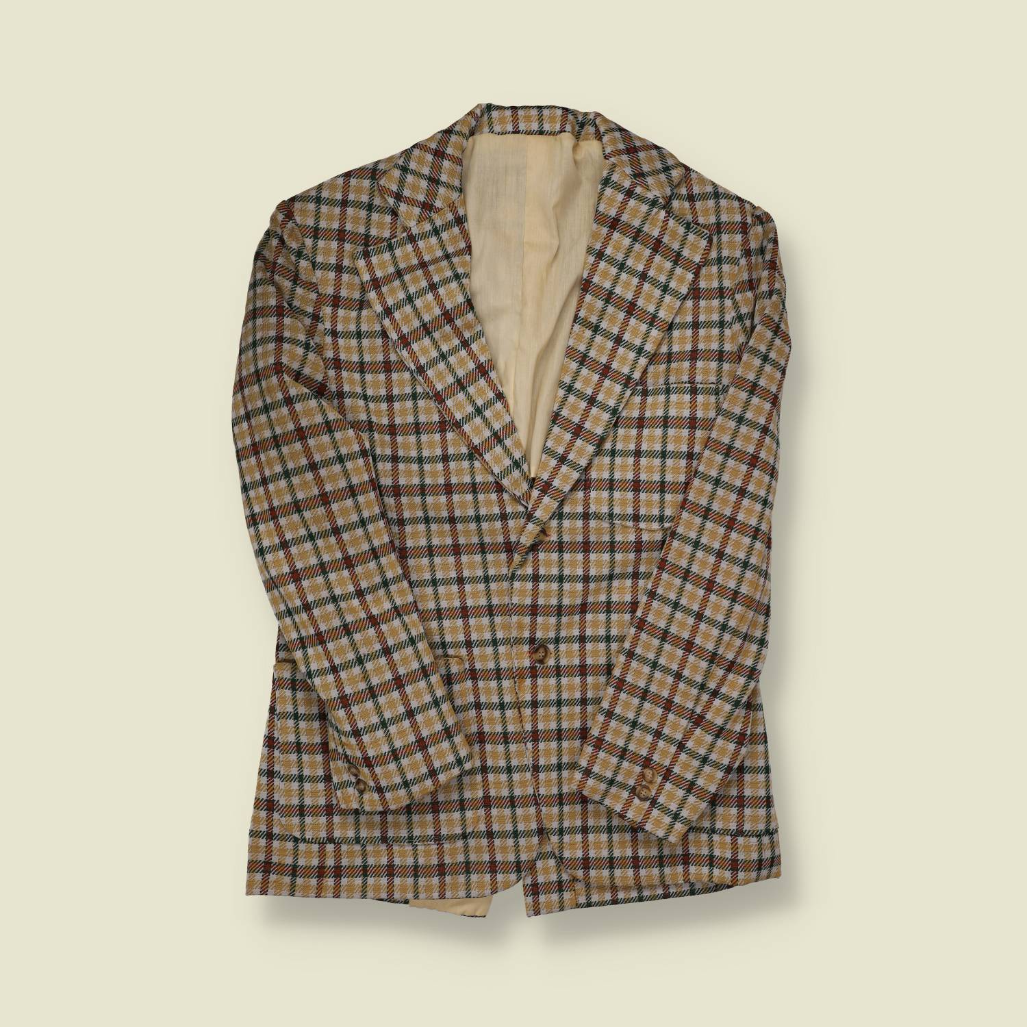 1970s Check Blazer - S/M