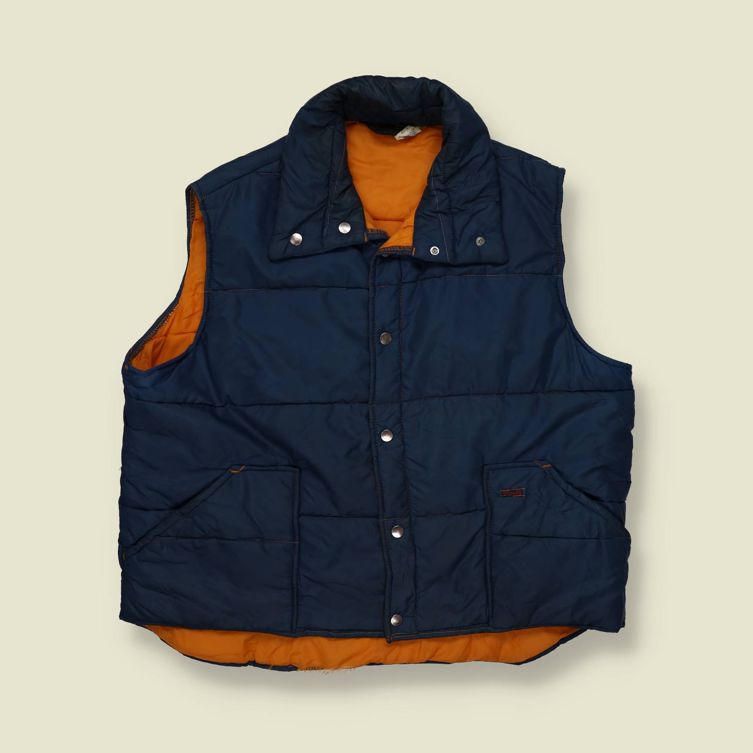 1970s Made in USA Wrangler Down Gilet - XXL