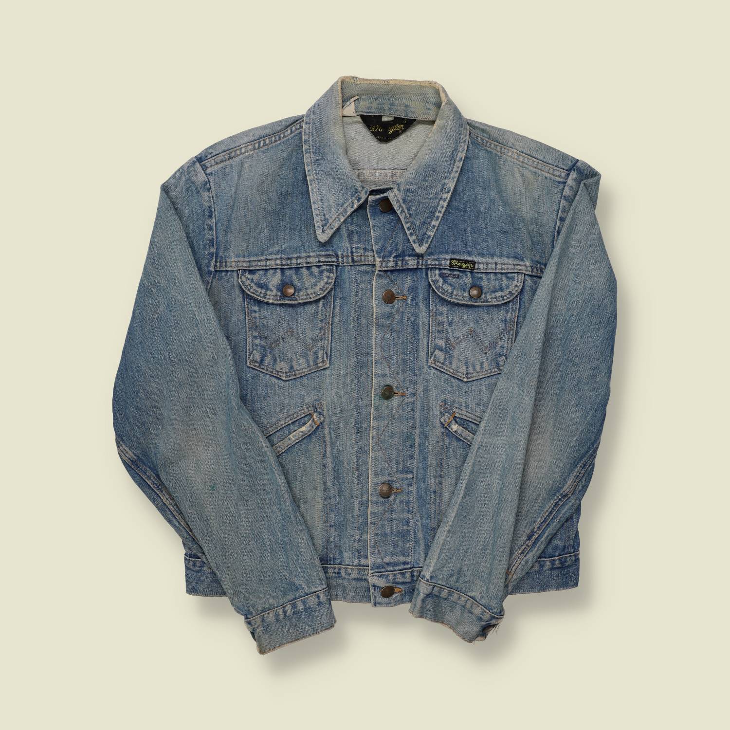 1960s/70s Wrangler Made in USA 124MJ Denim Jacket - S/M