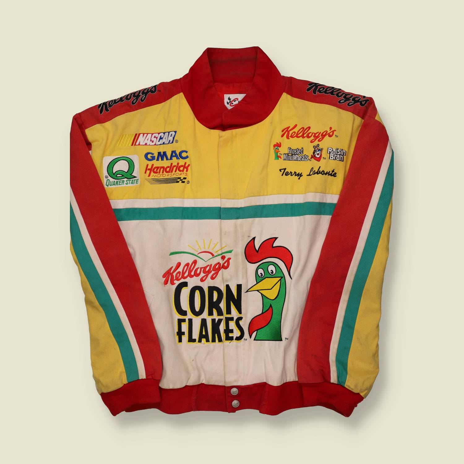 1990s Kelloggs Corn Flake's Nascar Jacket - XXL
