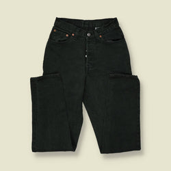 1980s | Levi's | Made In USA Denim Jeans | Black - w26