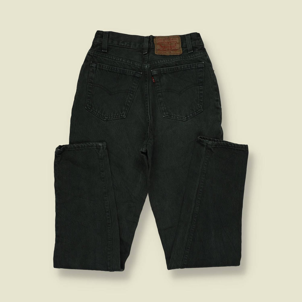 1980s | Levi's | Made In USA Denim Jeans | Black - w26