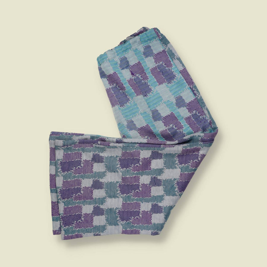 1970s | Patterned Track Pants | Purple - w30