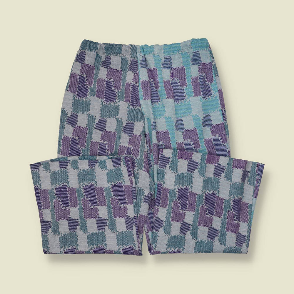 1970s | Patterned Track Pants | Purple - w30
