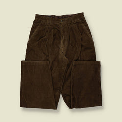 1970s | Corduroy Trousers | Brown - w28