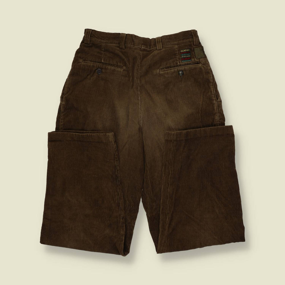 1970s | Corduroy Trousers | Brown - w28