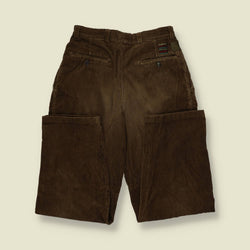 1970s | Corduroy Trousers | Brown - w28