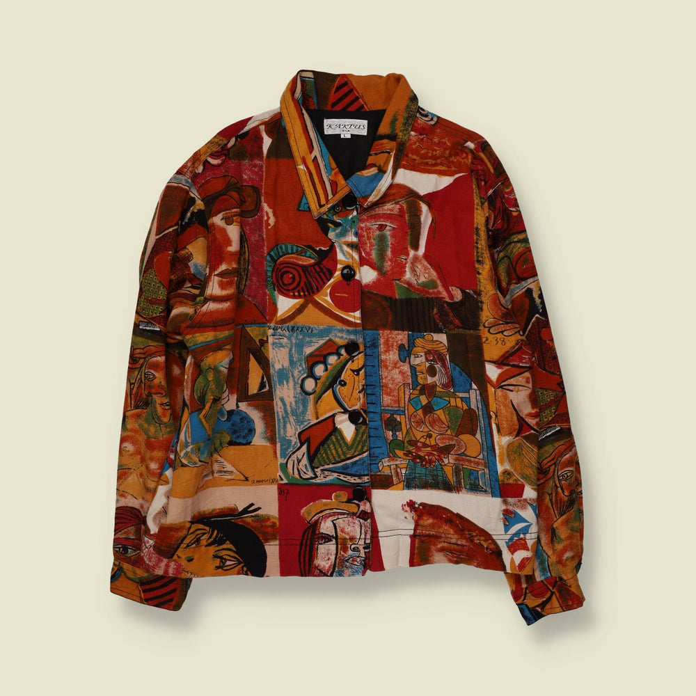 1980s | Kaktus | Picasso Print Jacket | Multi - 16