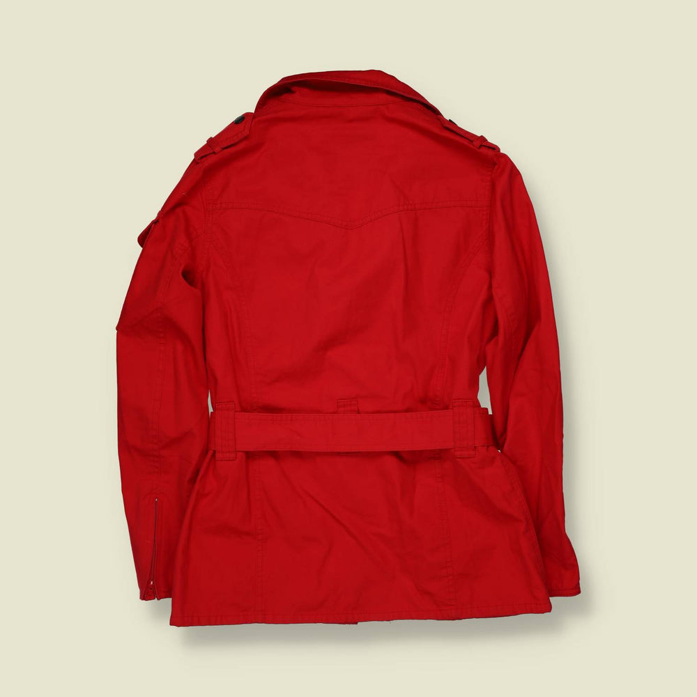 2000s | Barbour International | Belted Jacket | Red - 8