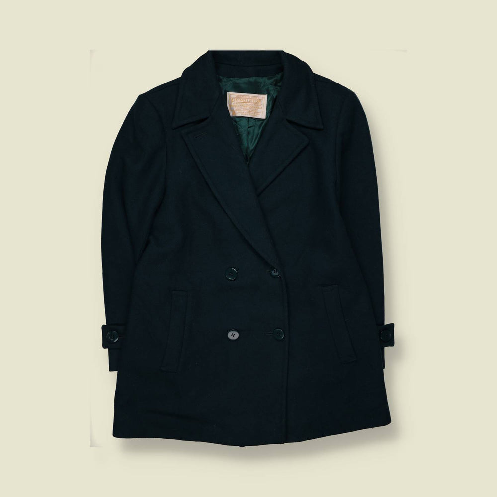 1980s | Pendleton | Wool Pea Coat | Green - 12