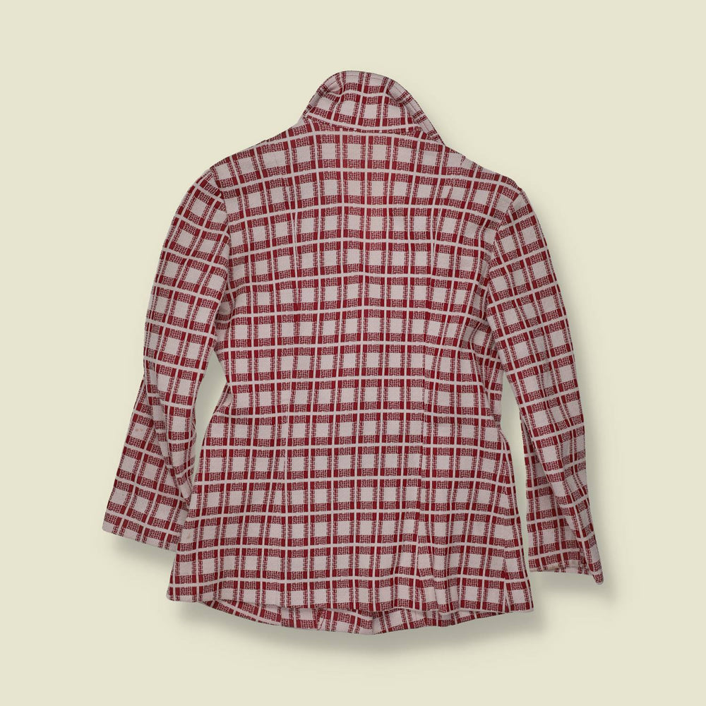 1970s | Checked Two Piece Suit | Red - 6