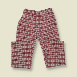 1970s | Checked Two Piece Suit | Red - 6