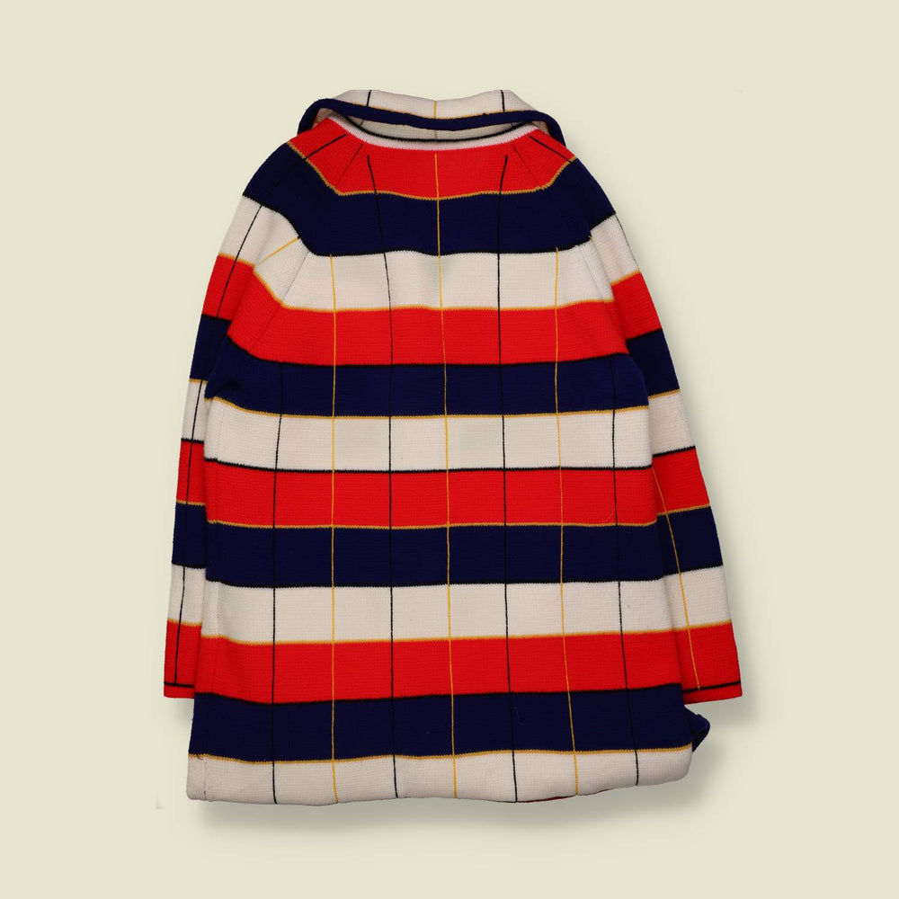 1960s | Striped Knit Coat | Multi - 16