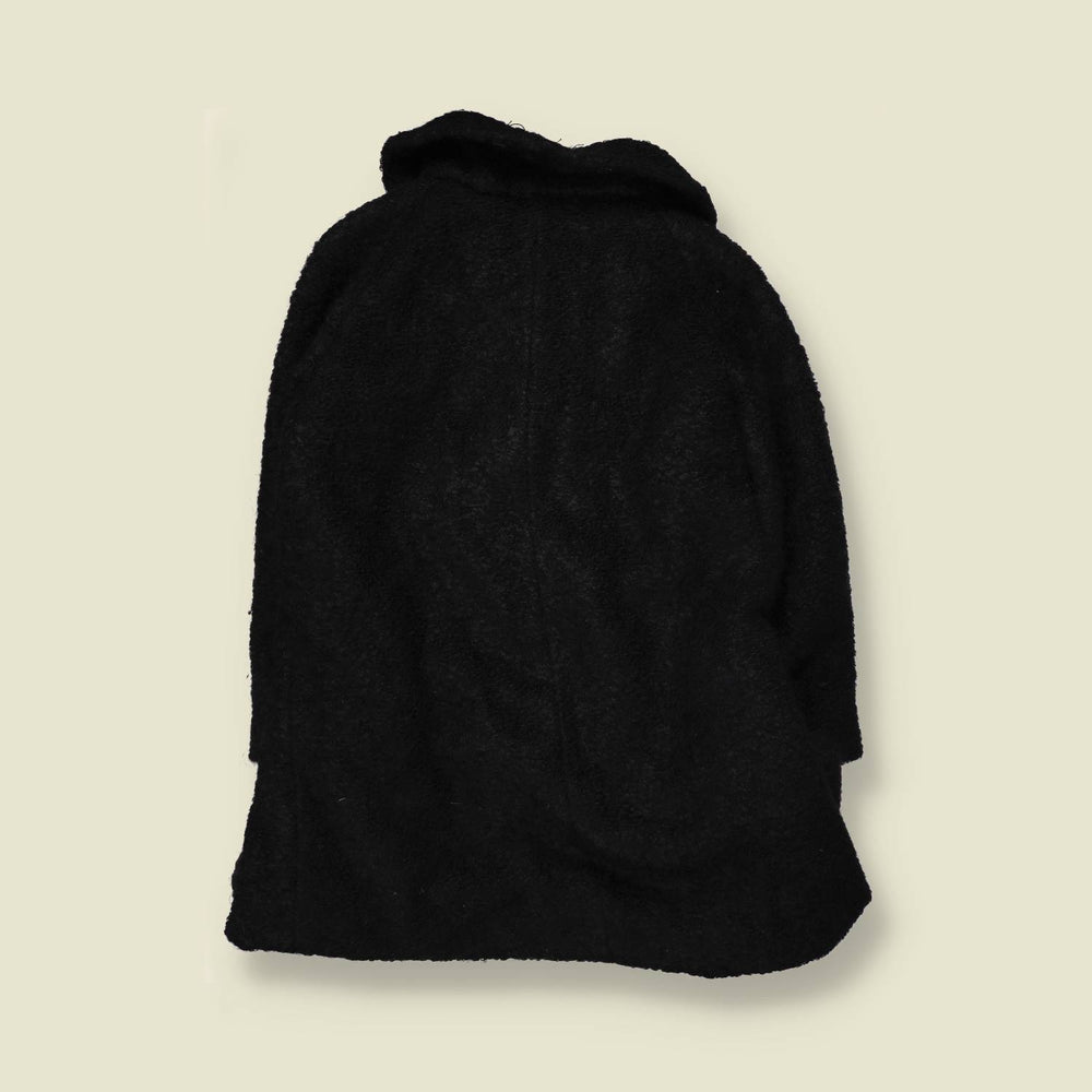 1950s | Wool Coat | Black - 12