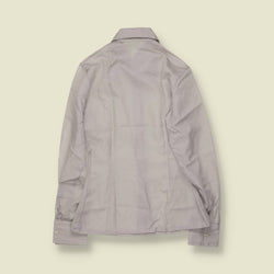 1970s | Edel | Dagger Collar Blouse | Grey - 8