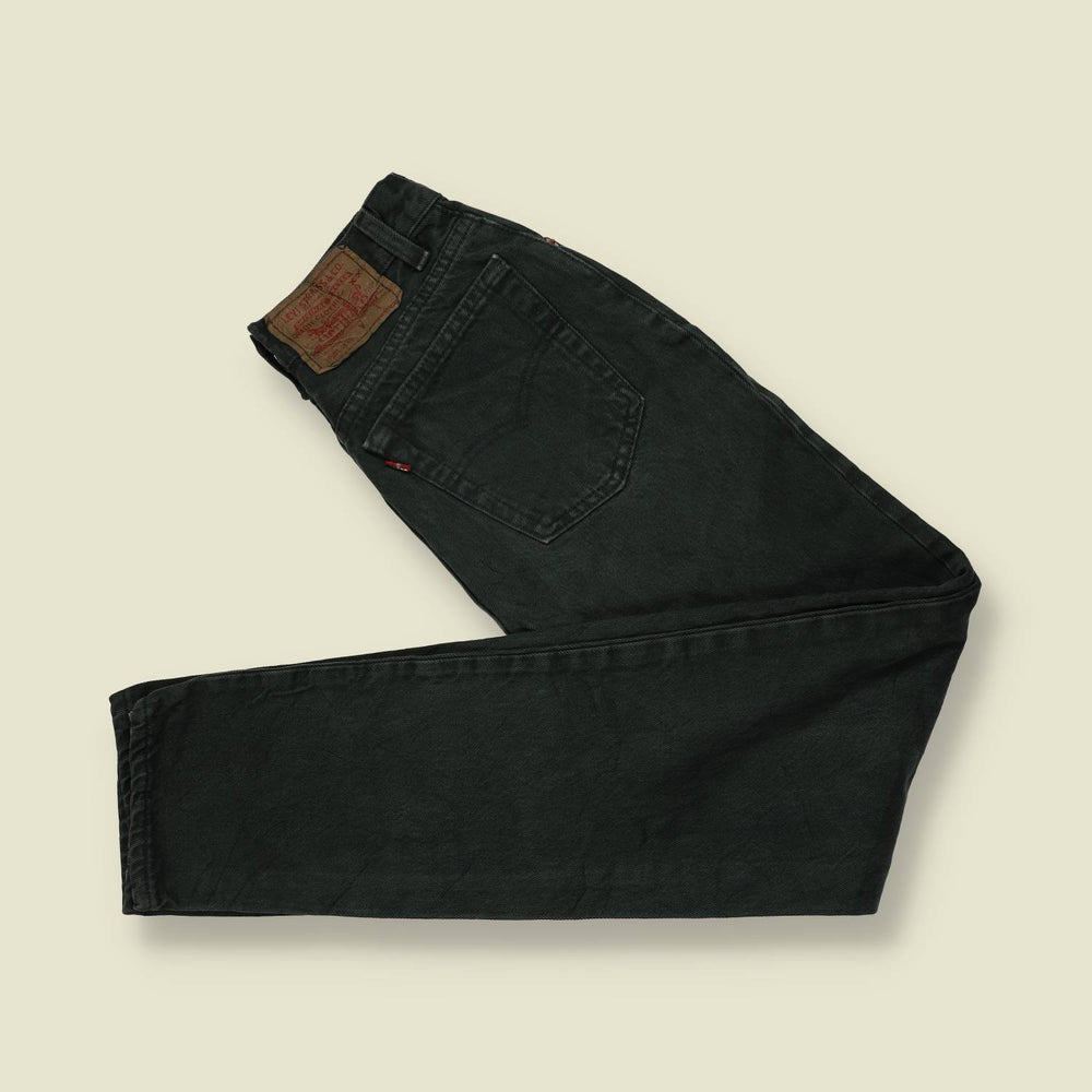 1980s | Levi's | Made In USA Denim Jeans | Black - w26