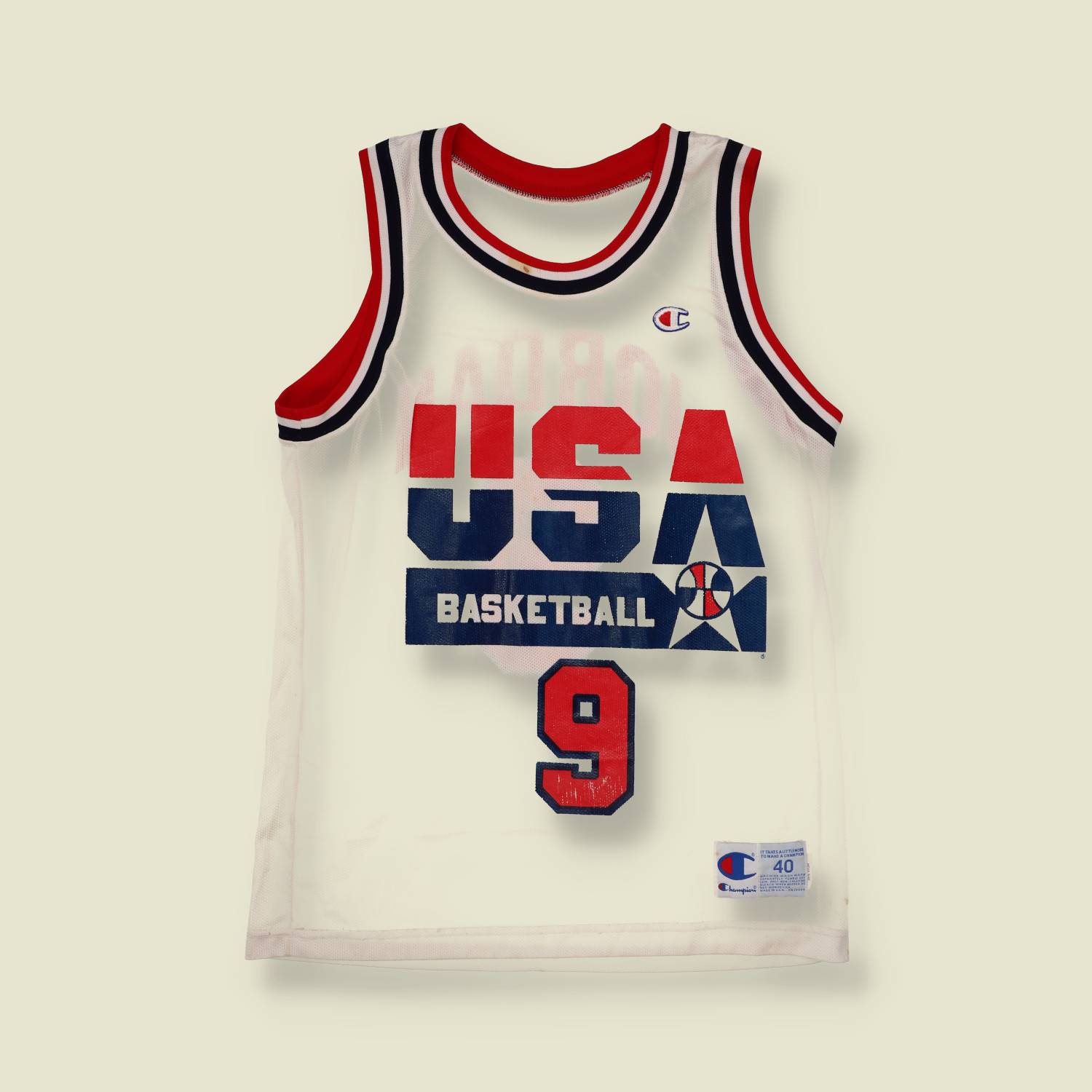1990s Champion USA Basketball Jersey – Jordan #9 - S/M