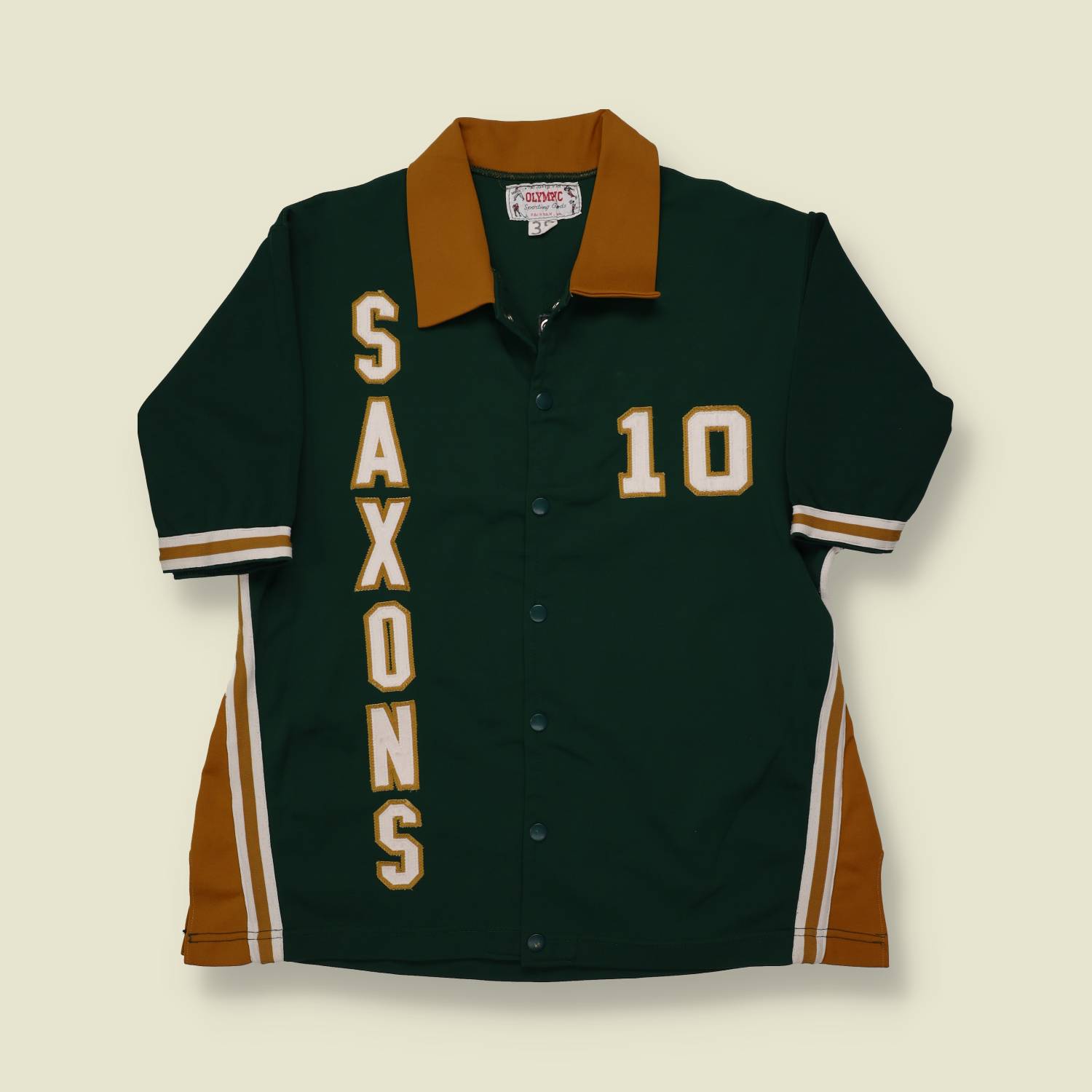 1960s Olympic Sporting Goods Baseball Jersey “Saxons” #10 - M/L