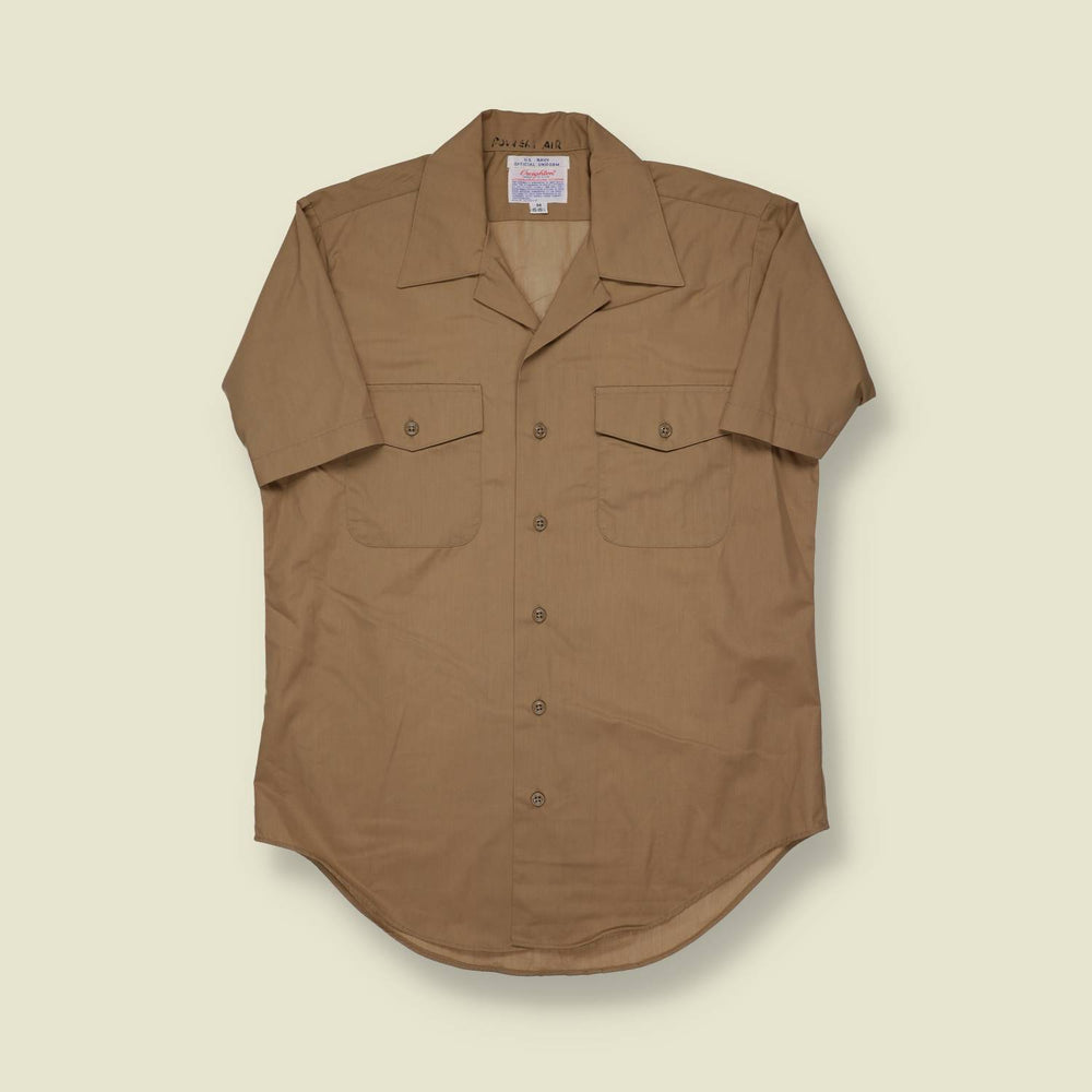 1970s U.S. Navy “Power Air” Official Uniform Shirt (Creighton) - S/M